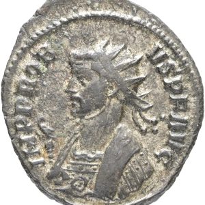 Roman Empire, Probus (276-282), Rome, Silvered AE Antoninianus, RIC 200h, VF