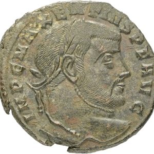 Roman Empire, Maxentius (307-312), Aquileia, Follis, RIC 113, VF