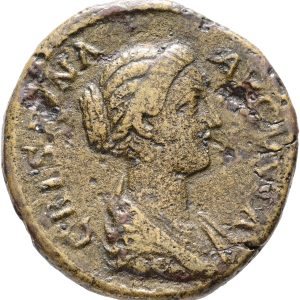 Roman Empire, Crispina (178-182), Rome, Sestertius, RIC 669, F, corr.