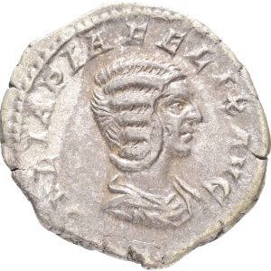 Roman Empire, Julia Domna (193-217), Rome ca. 212-214, Denarius, DIANA LVCIFERA, RIC 373A, VF