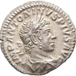 Roman Empire, Elagabalus (218-222), Rome, Denarius, Abundantia, RIC 56, 2.37 g, EF