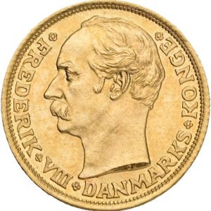 Frederik VIII, 10 kroner 1909, H 2, Sieg 2, F 298, kv. 01