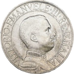 Italien, Vittorio Emanuele III, 1 Lire 1913, KM 45, AU